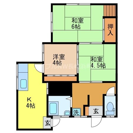 サニーヒル上銭座の物件間取画像